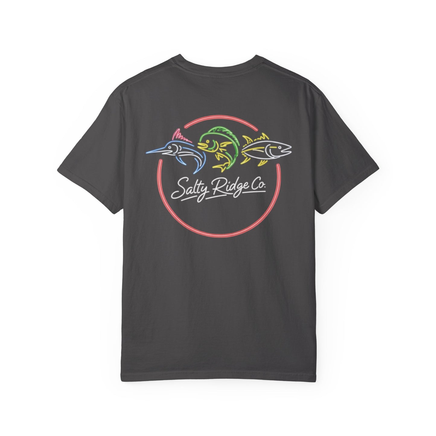 Neon Fish T-shirt | Salty Ridge Co. Back Print
