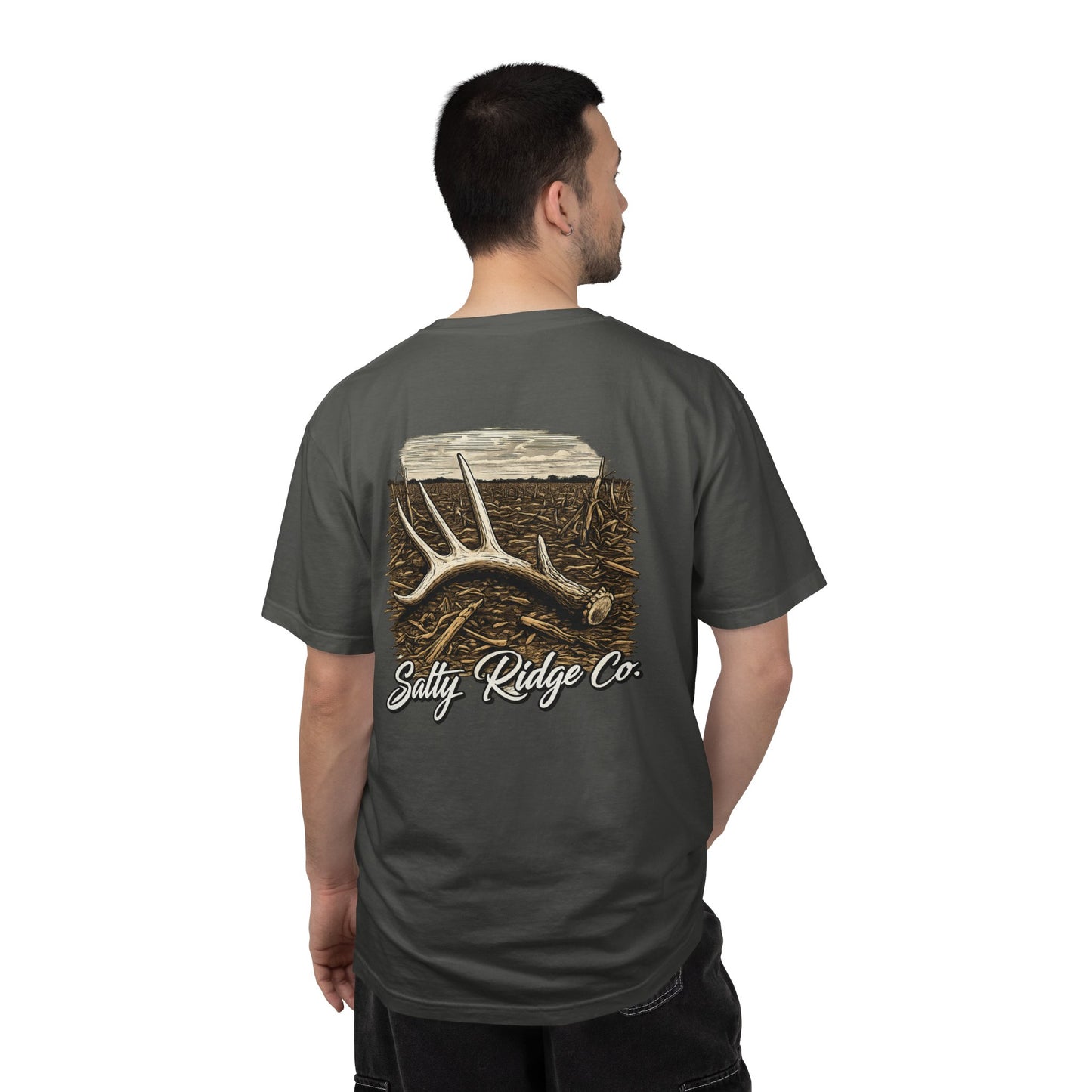 Salty Ridge Co. Antler Graphic T-Shirt