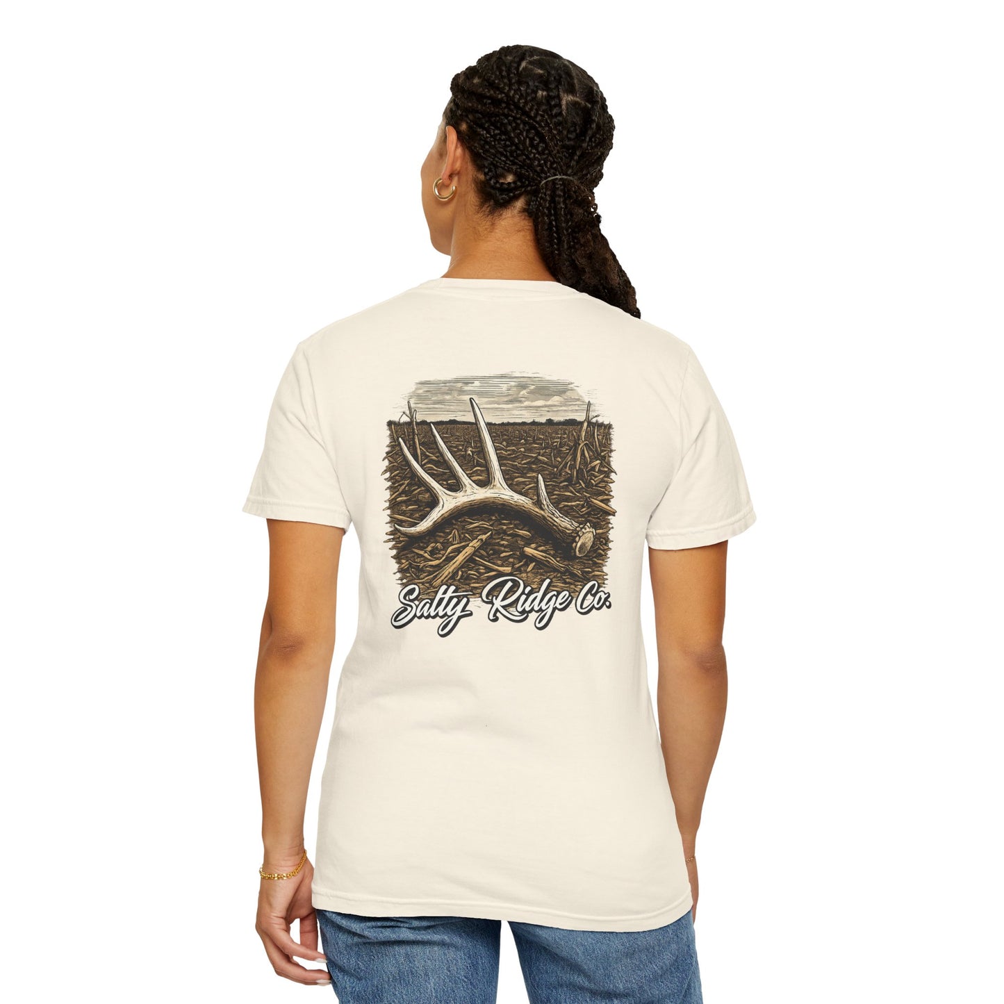 Salty Ridge Co. Antler Graphic T-Shirt