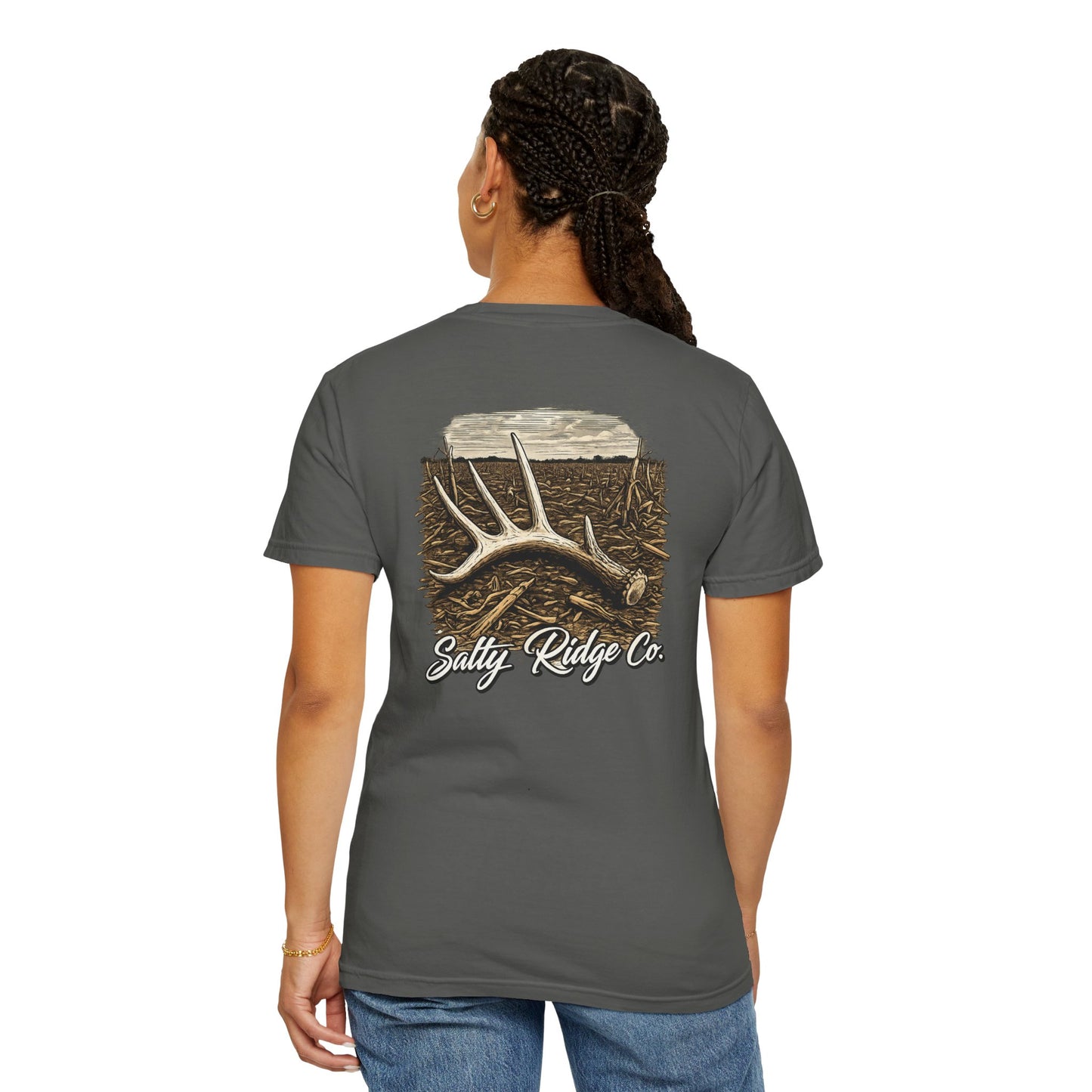 Salty Ridge Co. Antler Graphic T-Shirt