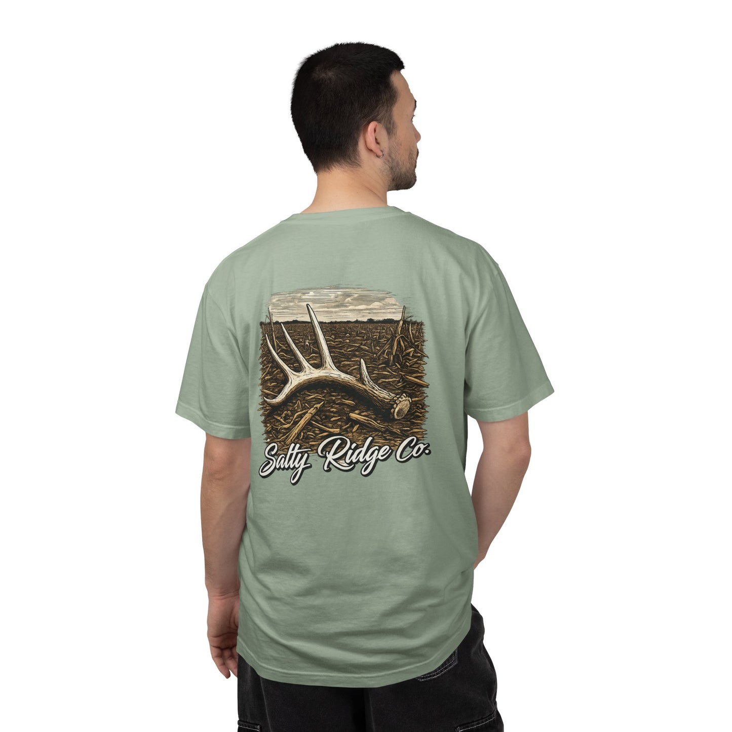 Salty Ridge Co. Antler Graphic T-Shirt