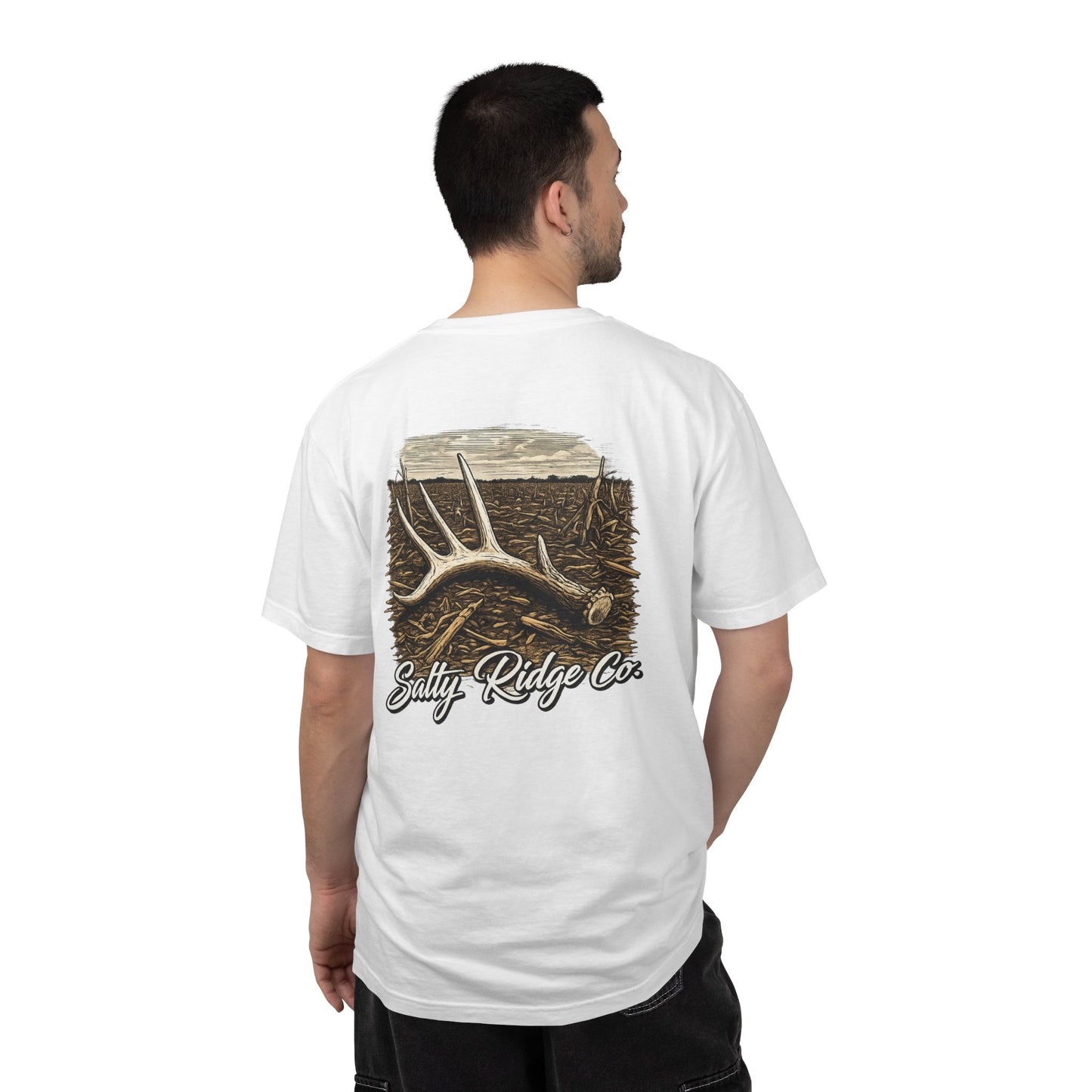Salty Ridge Co. Antler Graphic T-Shirt