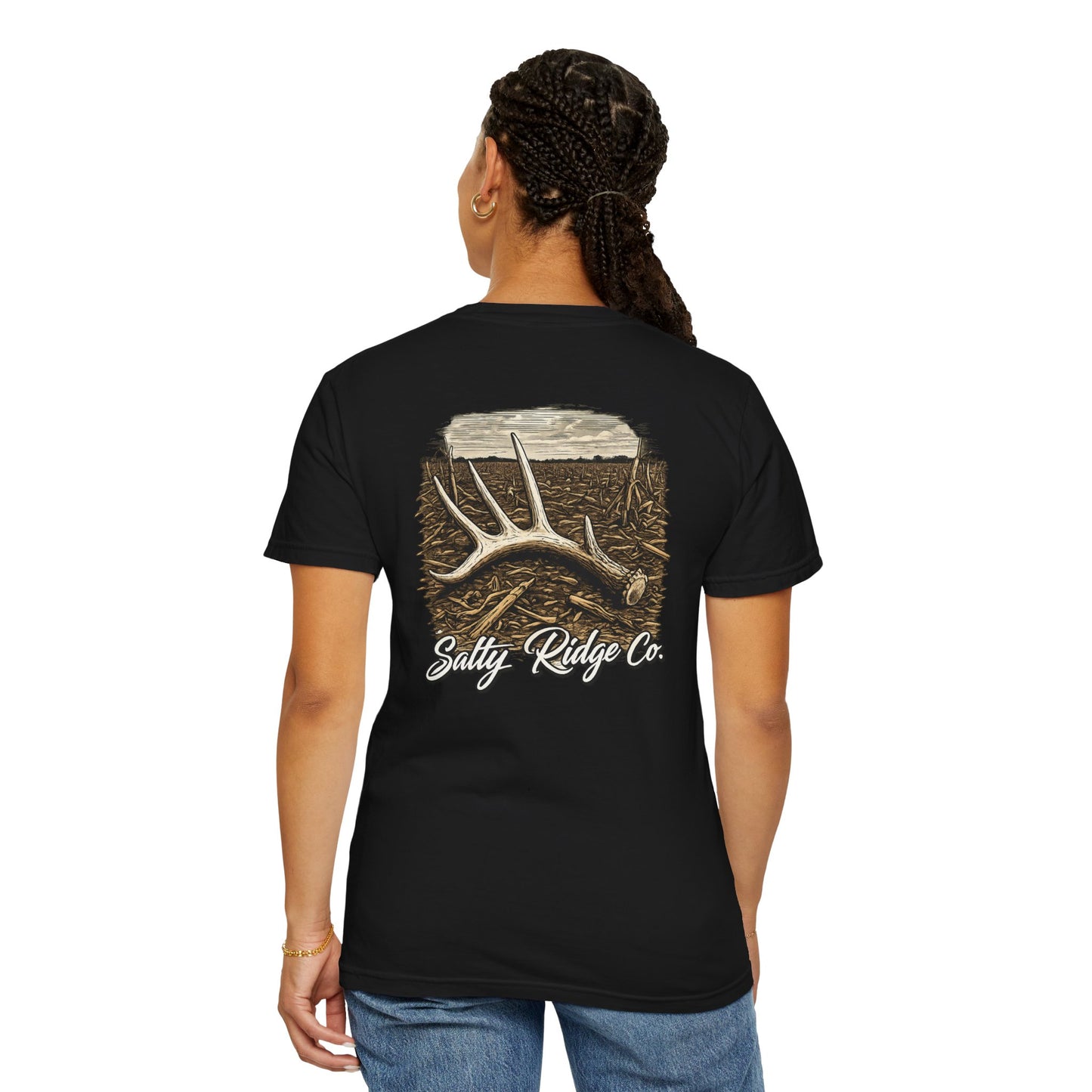 Salty Ridge Co. Antler Graphic T-Shirt