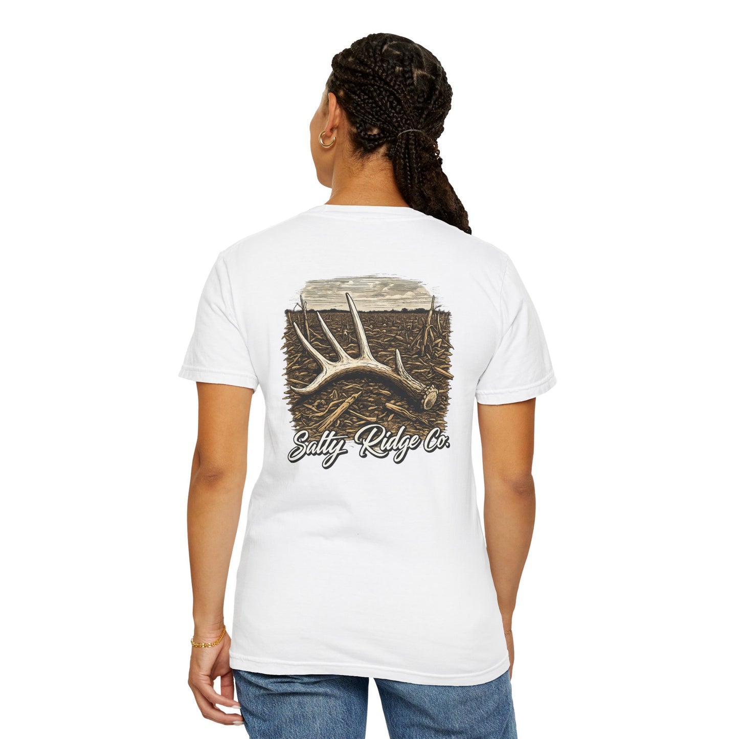 Salty Ridge Co. Antler Graphic T-Shirt