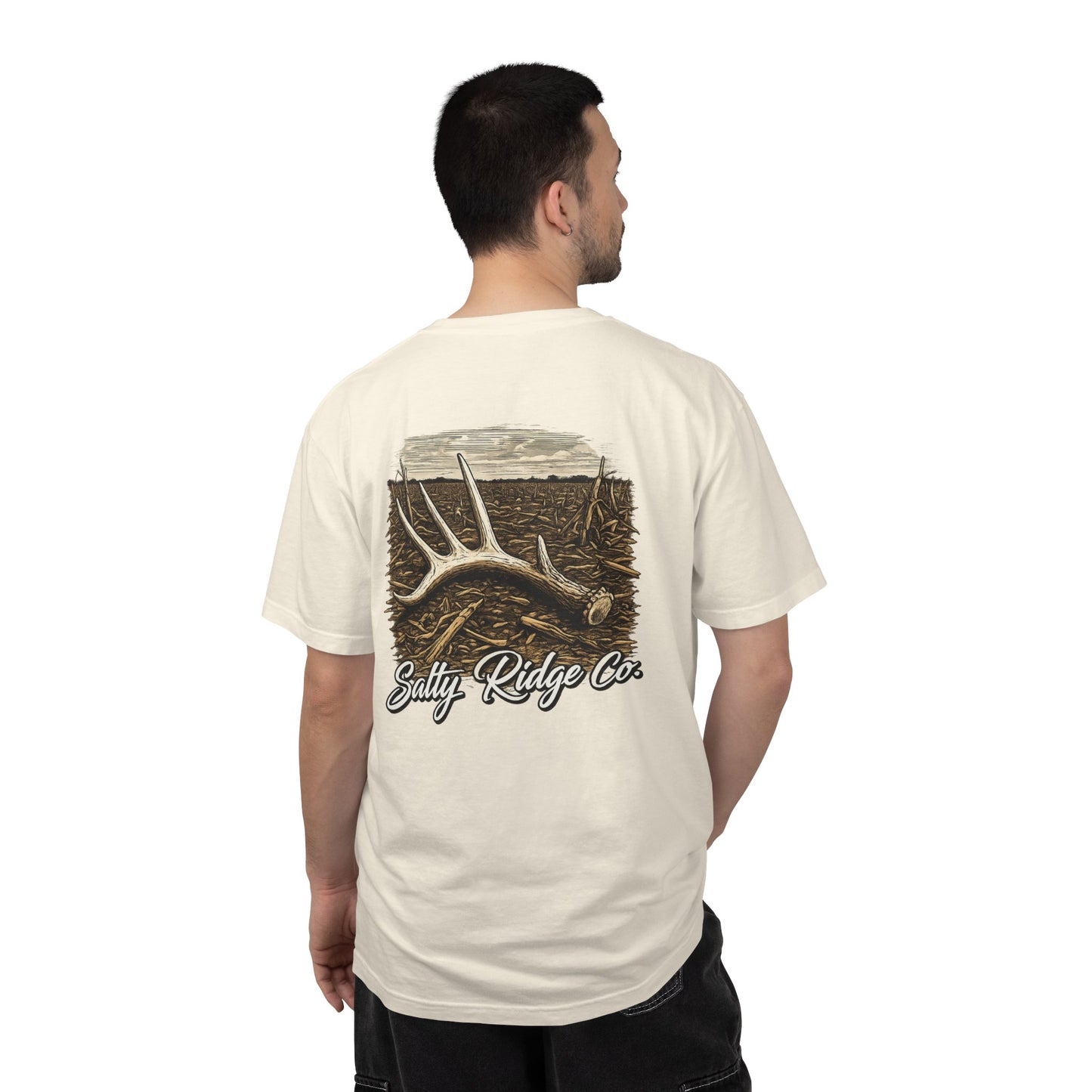 Salty Ridge Co. Antler Graphic T-Shirt