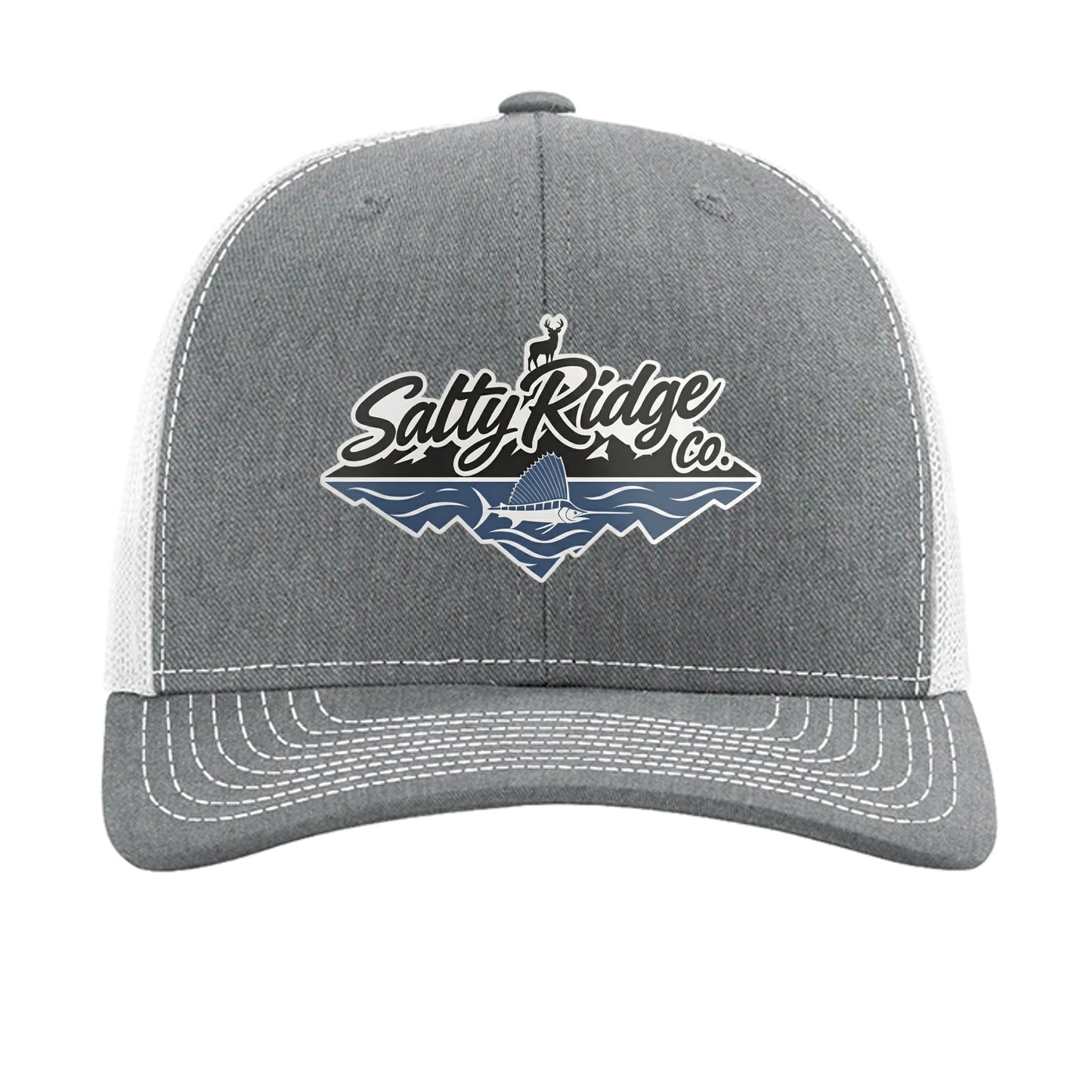 Heather Grey/ White - 112 - FRONT