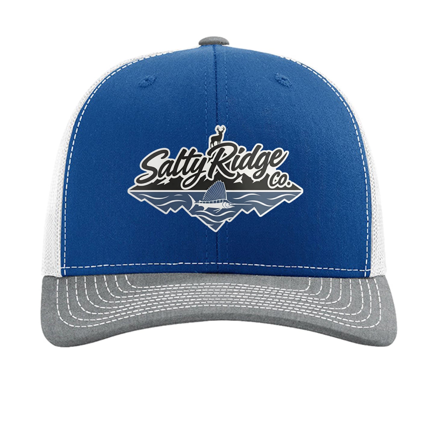 Royal/ White/ Heather Grey - 112 - FRONT